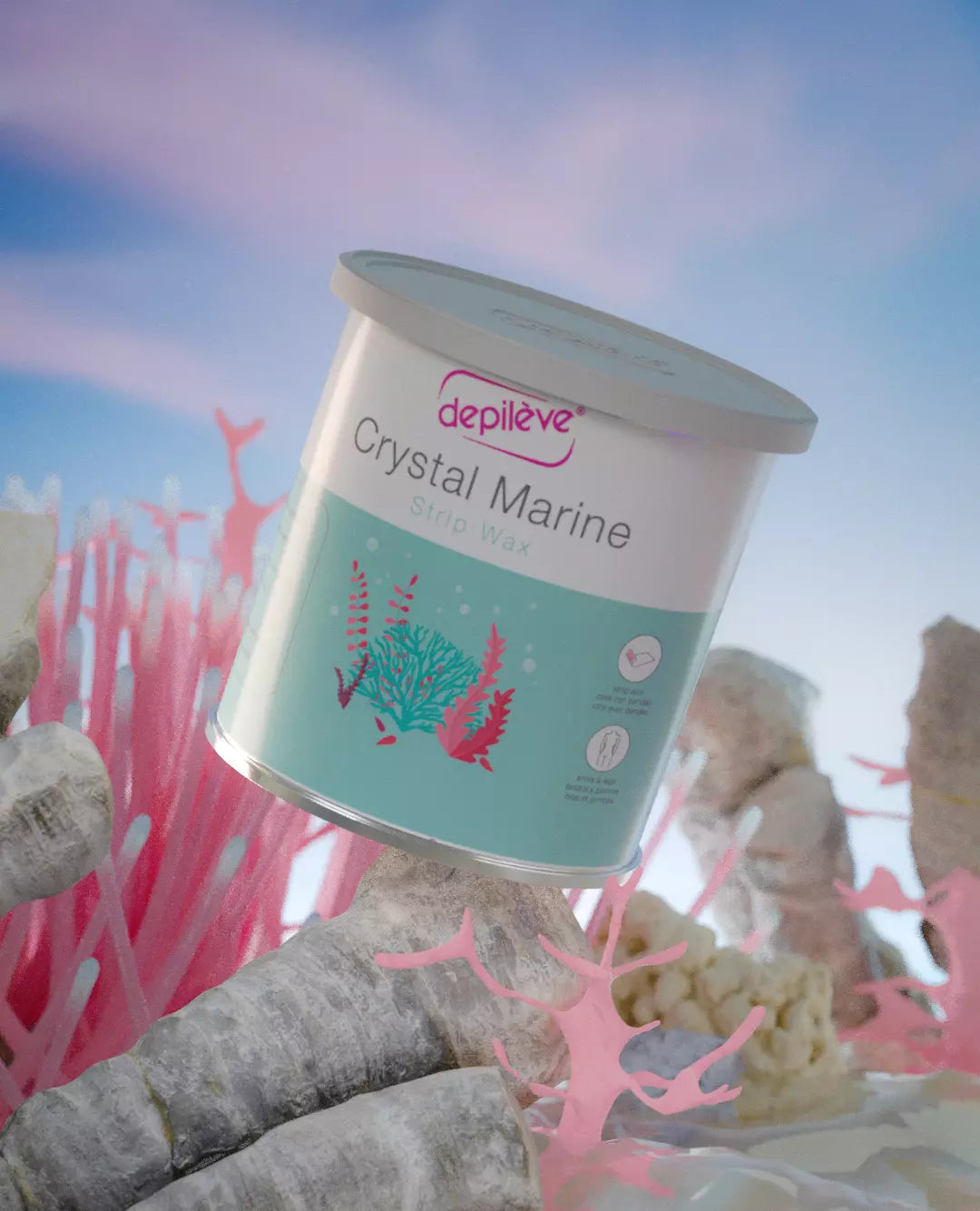 Depileve Crystal Marine Strip Wax 800ml