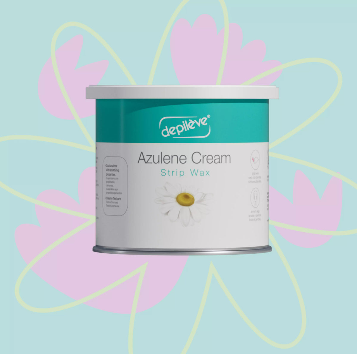 Depileve Azulene Rosin Strip Wax Can 400ml