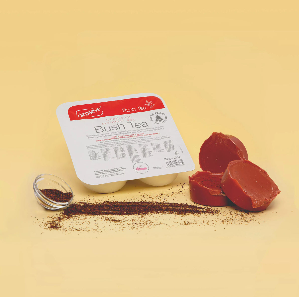 Depileve Bush Tea Hot Wax Tray 1kg