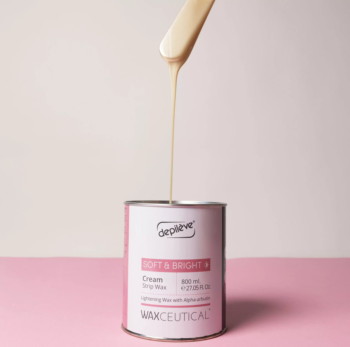 Depileve Waxceutical Soft & Bright Cream Strip Wax 800ml