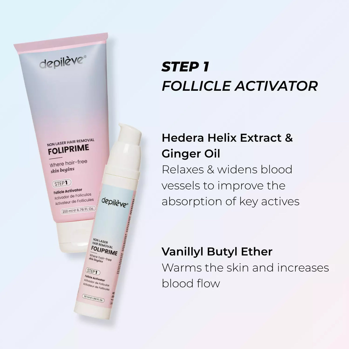 Depileve Foliprime Follicle Activator Step 1 - 200ml