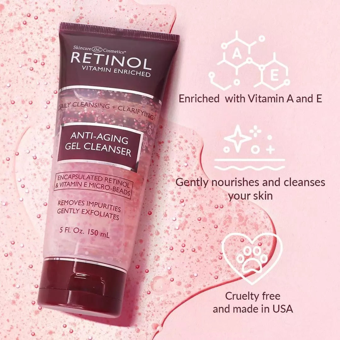 Retinol Anti-Ageing Gel Cleanser 150ml