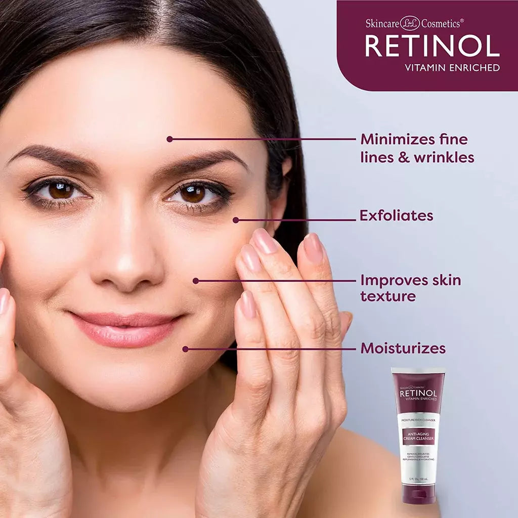 Retinol Anti-Ageing Cream Cleanser 150ml