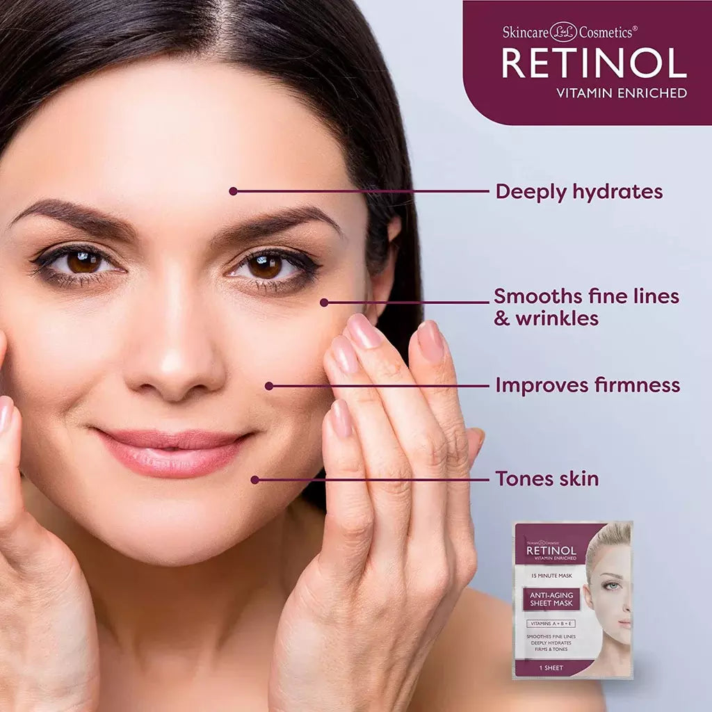 Retinol Anti-Ageing 15 Minute Mask x 5
