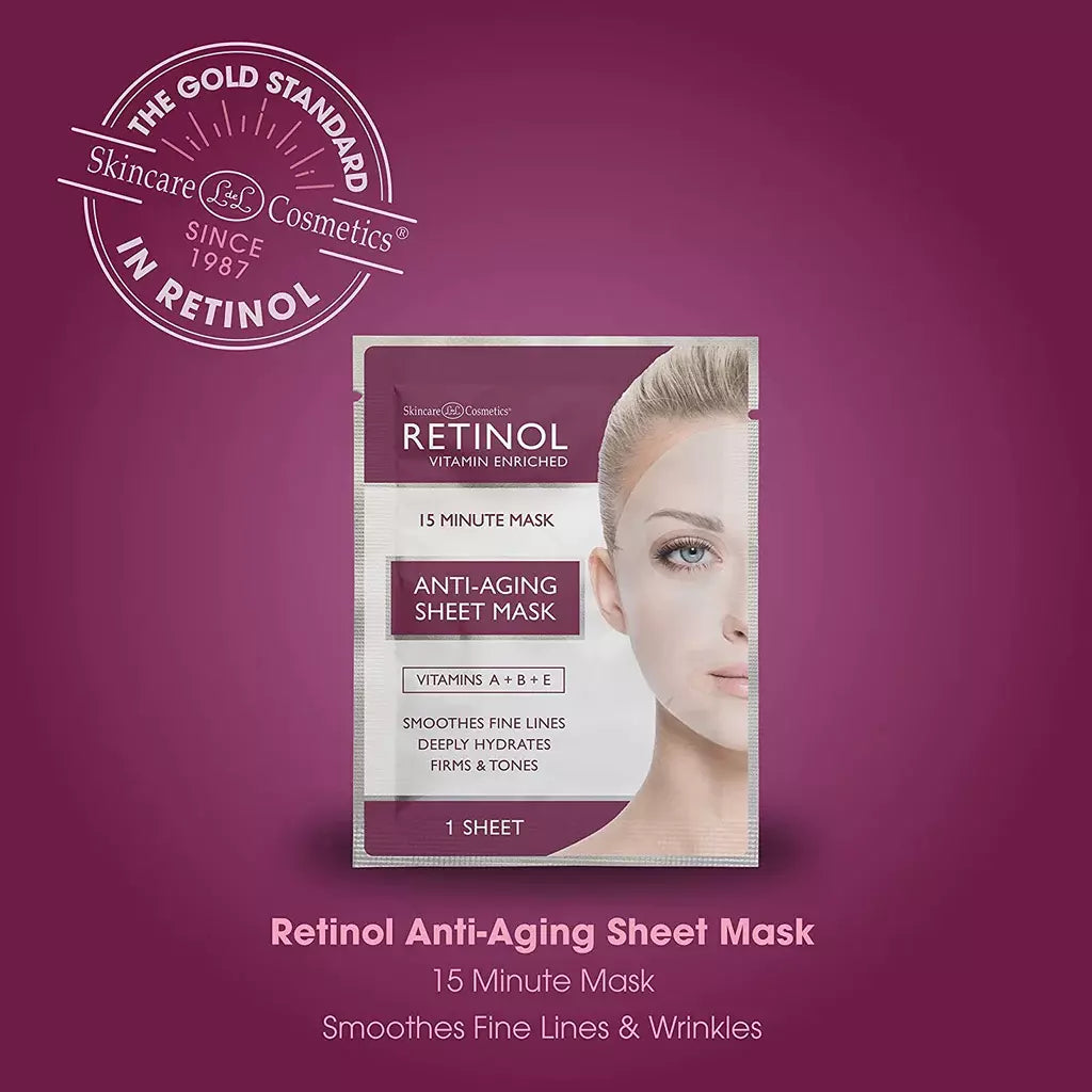 Retinol Anti-Ageing 15 Minute Mask x 5