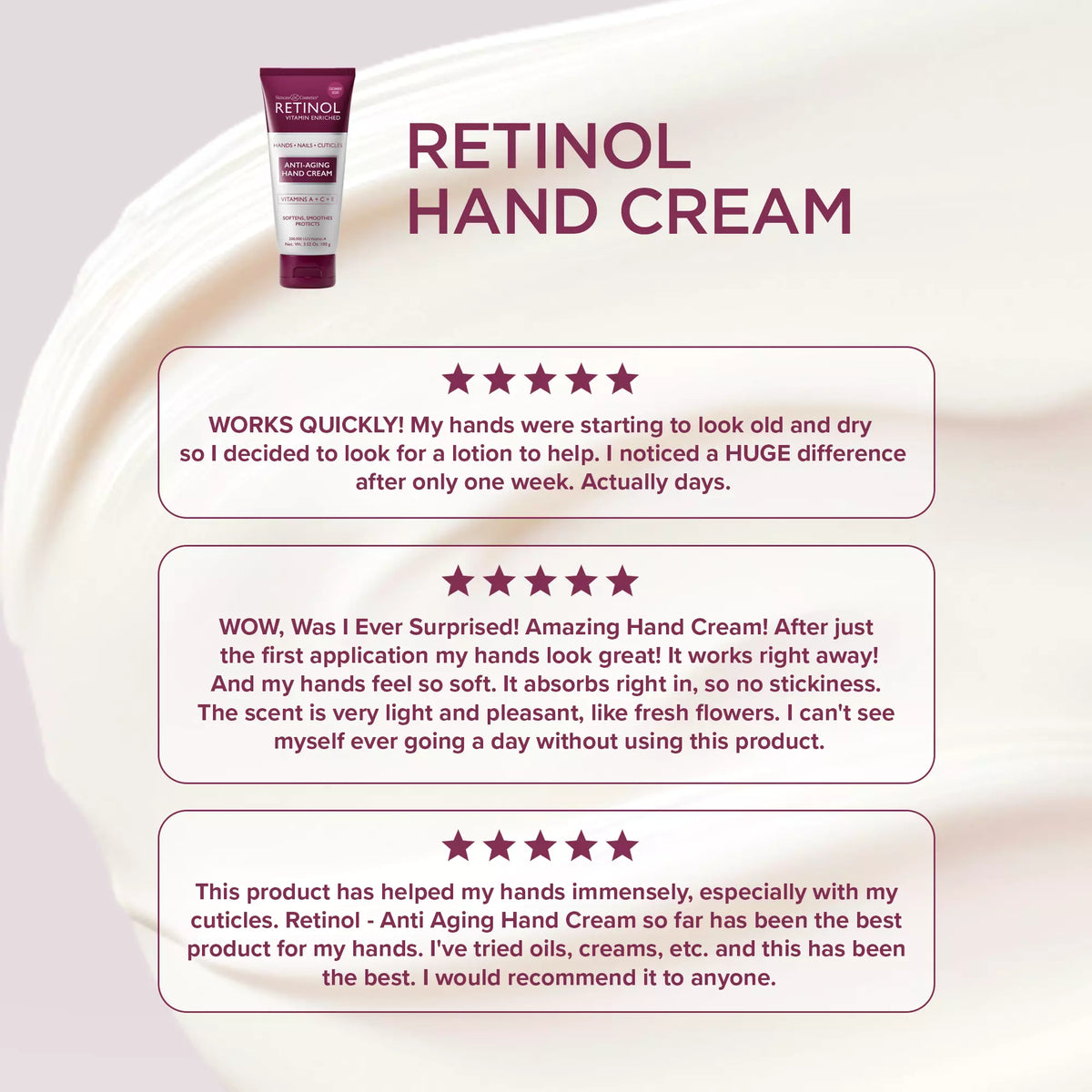 Retinol Anti-Ageing Hand Cream 100ml