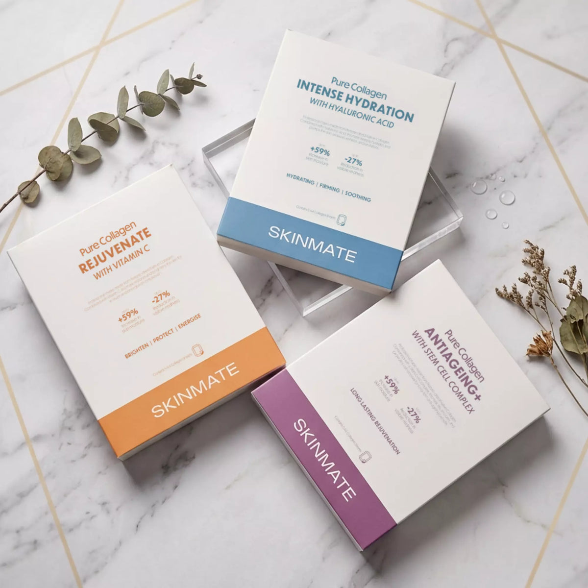SkinMate Pure Collagen Intense Hydration with Hyaluronic Acid
