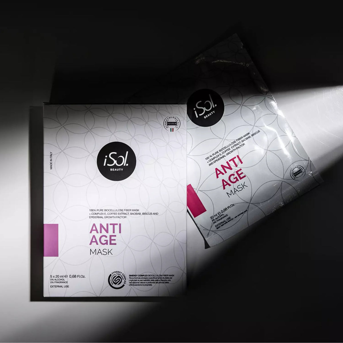 iSol Anti Age Biocellulose Mask 5 x 20ml
