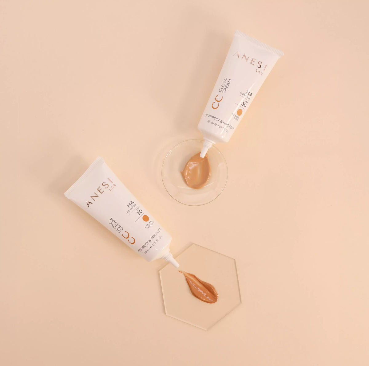 Anesi Lab CC Glow Cream Display - 6 Light, 6 Medium, 2 Testers