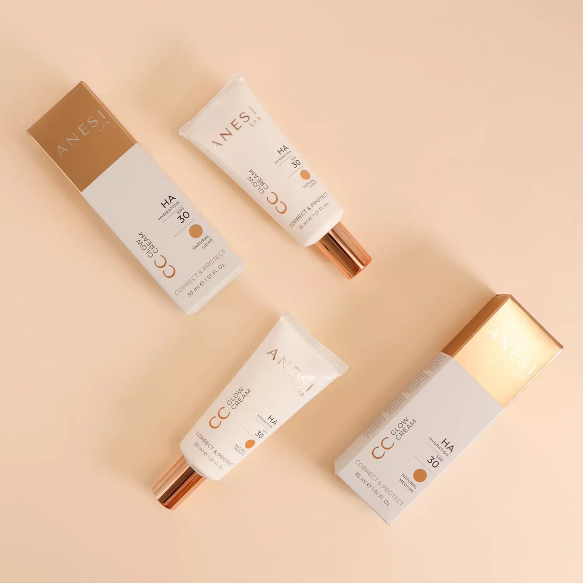 Anesi Lab CC Glow Cream - Natural Light 30ml