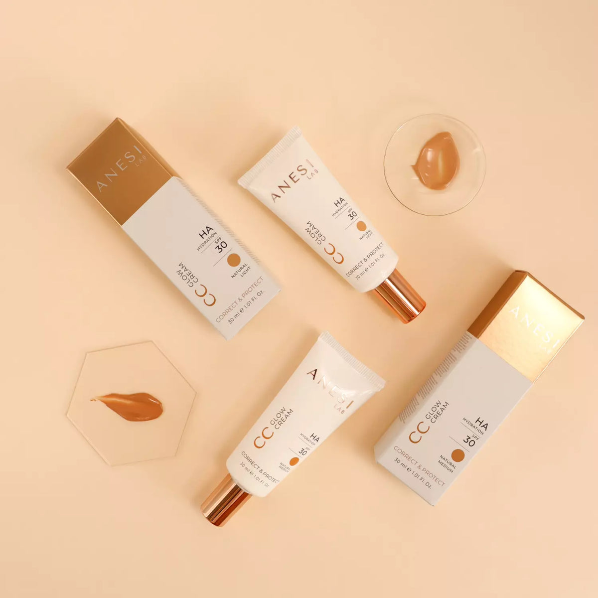 Anesi Lab CC Glow Cream - Natural Light 30ml