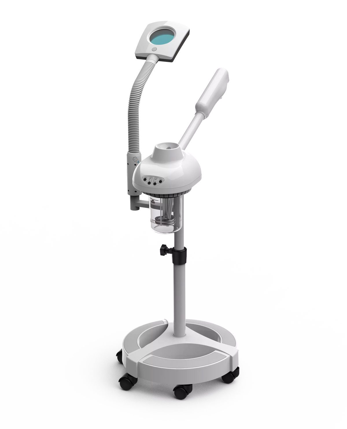 SkinMate 2 in 1 Steamer and Mag Lamp White