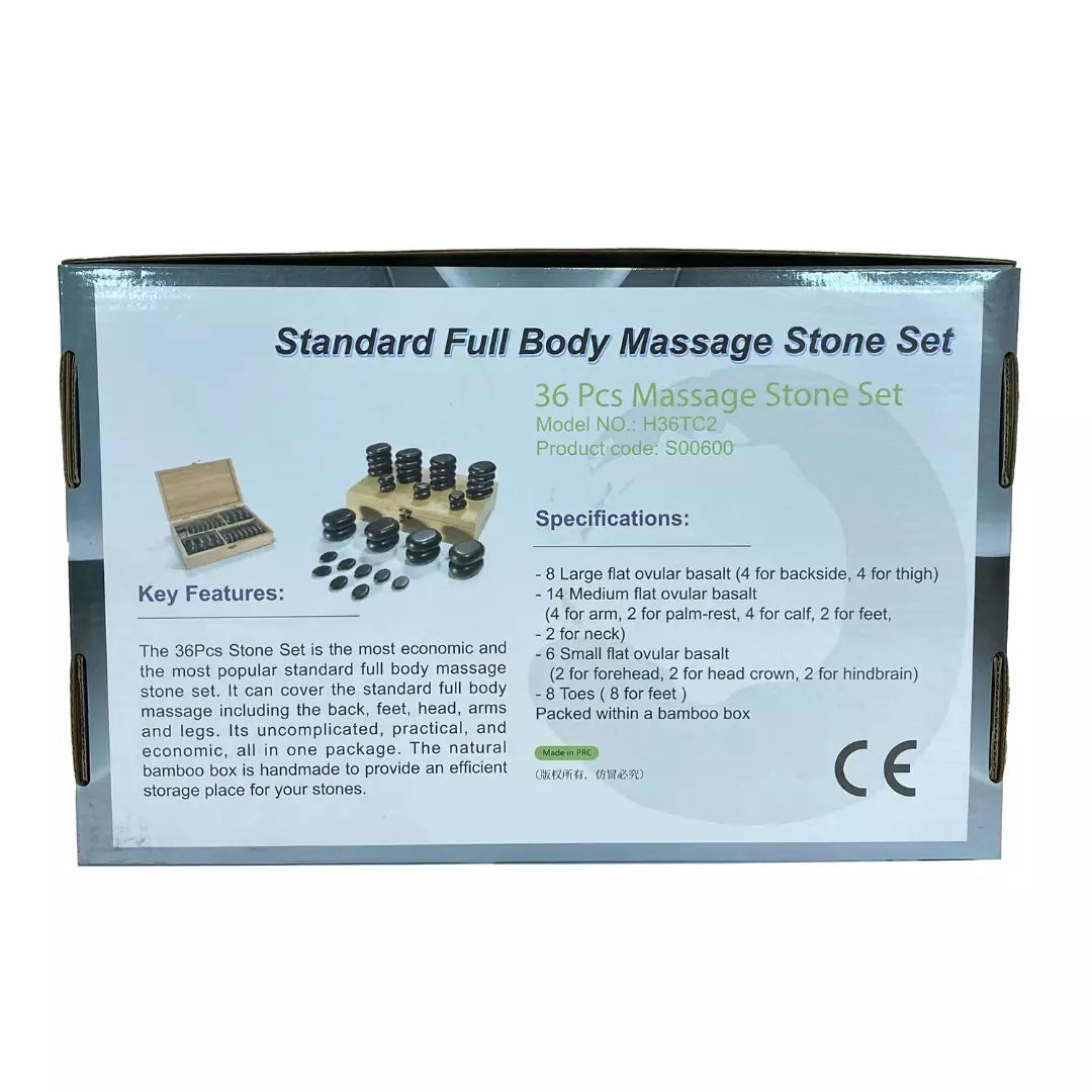 SkinMate Hot Stone Set x 36