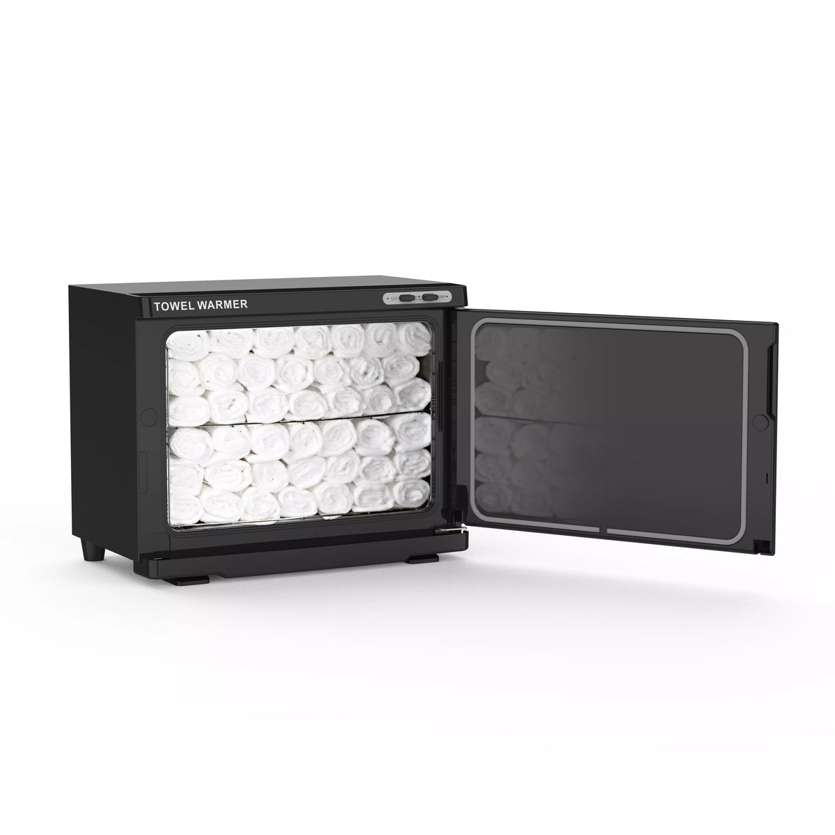 SkinMate Large Hot Towel Cabinet Black