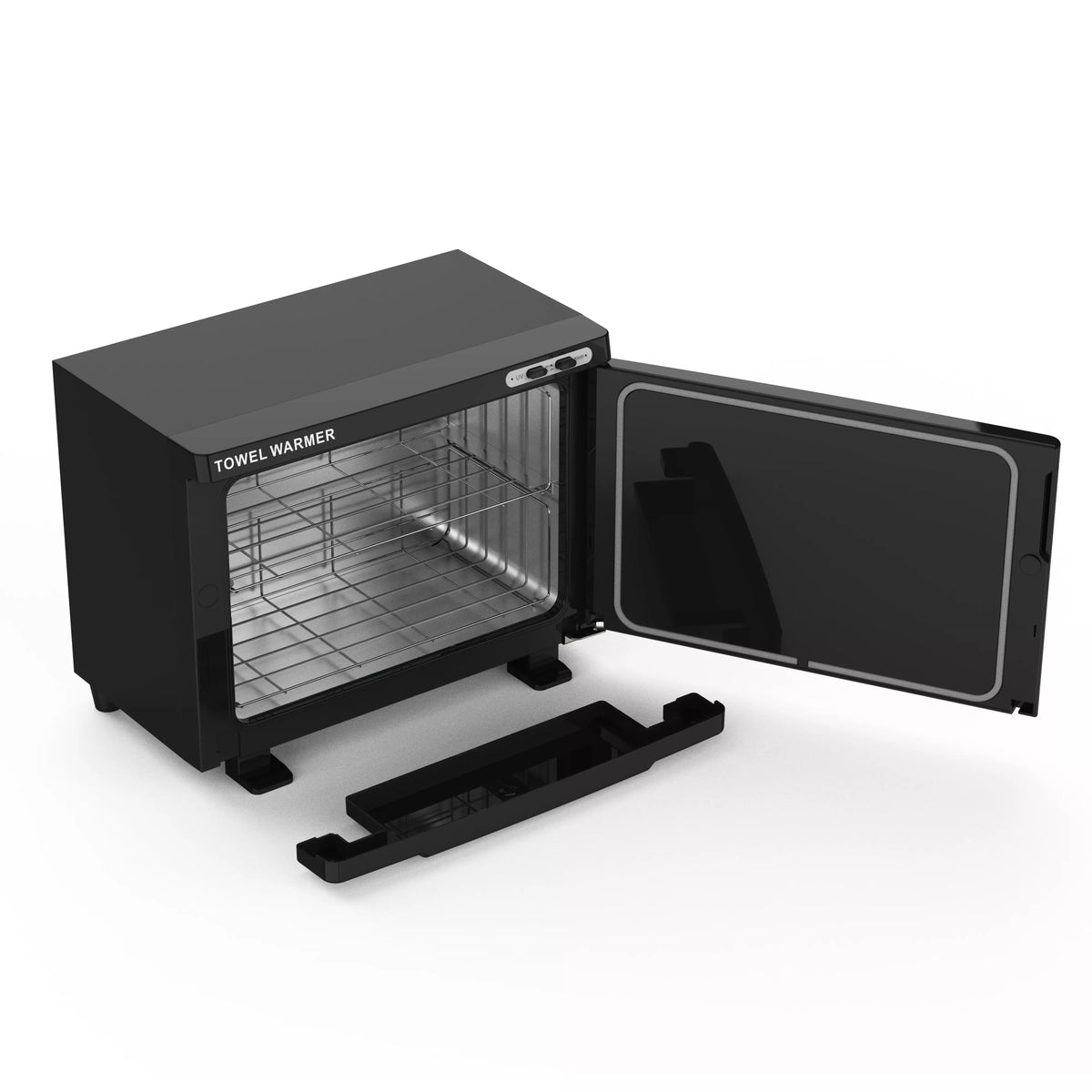SkinMate Large Hot Towel Cabinet Black