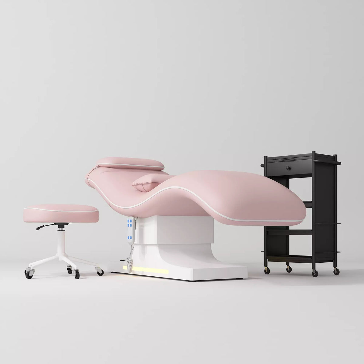 SkinMate Edge Beauty Bed - Blush Pink