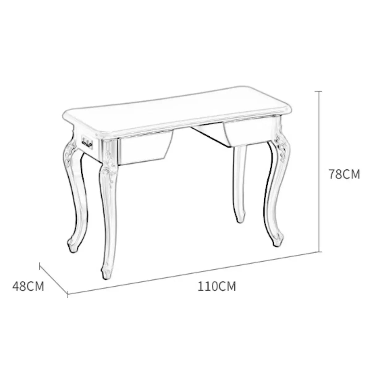 SkinMate Luna Manicure Table