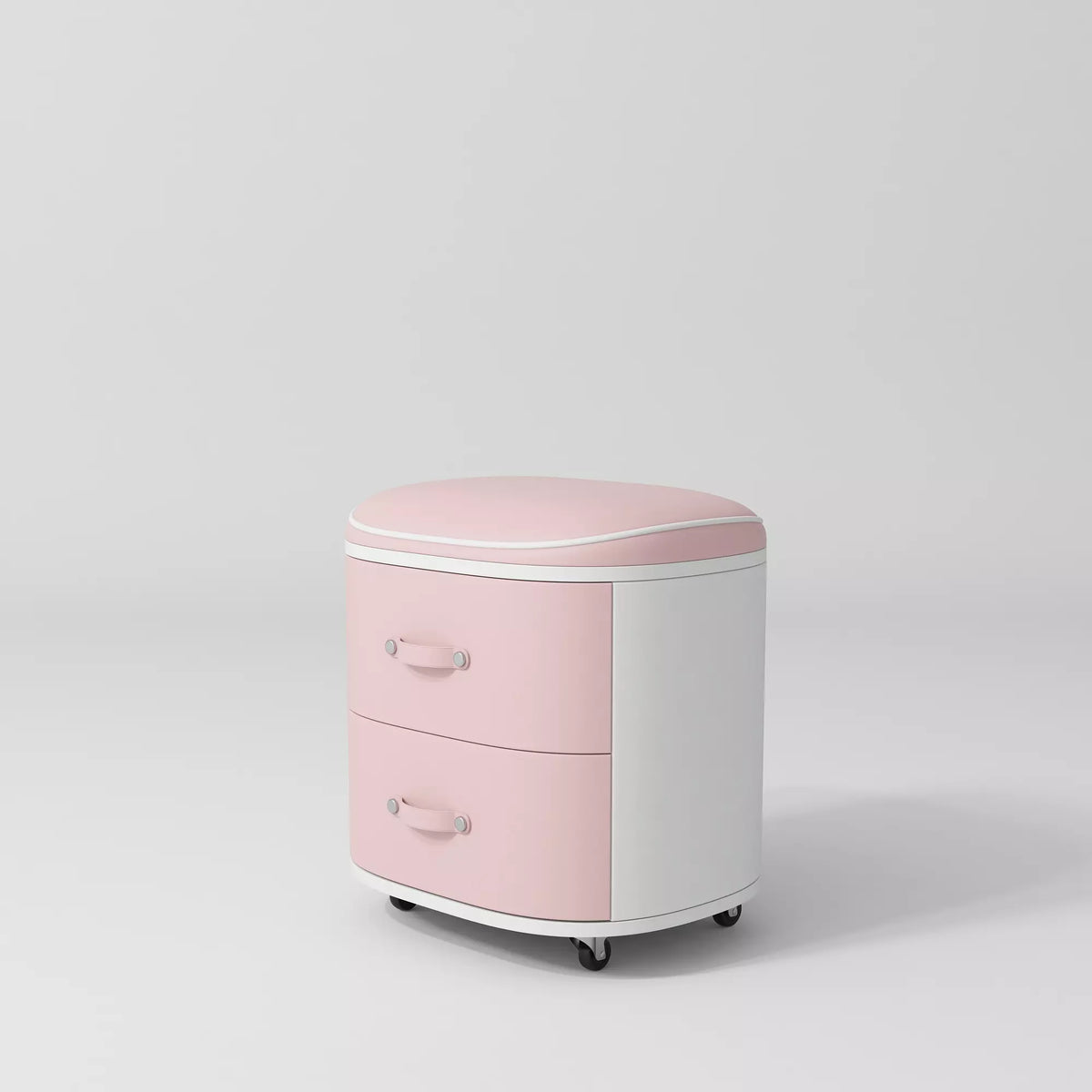 SkinMate Edge Pedicure Stool - Blush Pink