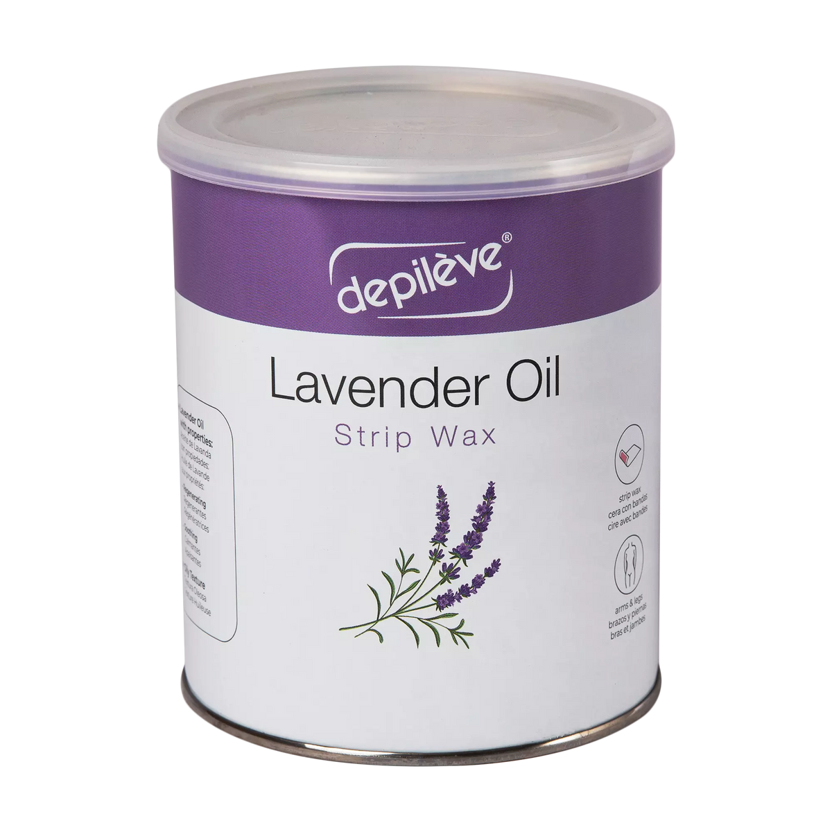 Depileve Lavender Strip Wax Can 800ml