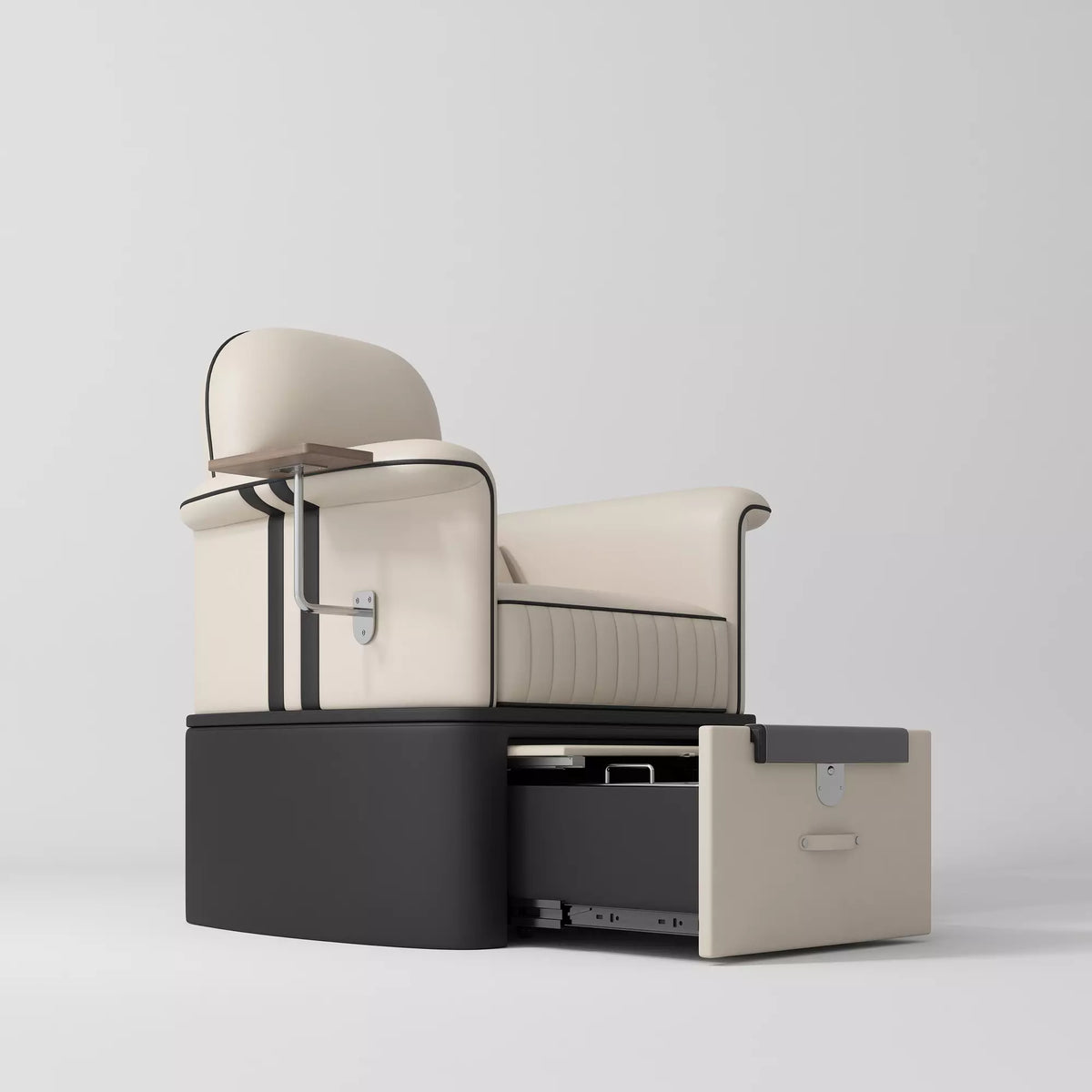 SkinMate Edge Pedicure Chair - Classic Beige