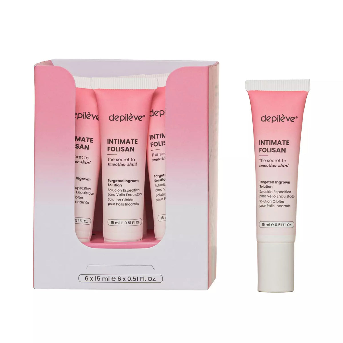 Depileve Intimate Folisan Roll-On 6 x 10ml