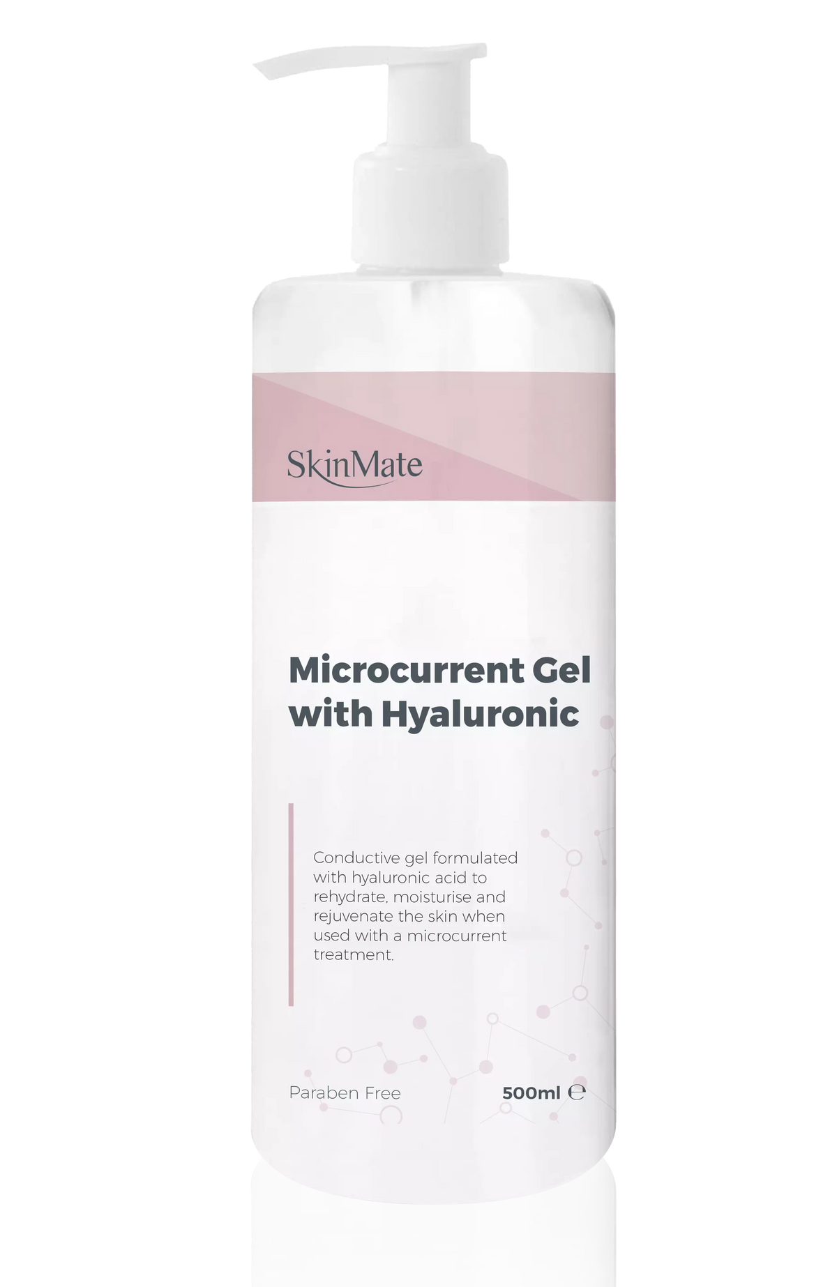 SkinMate Microcurrent Gel with Hyaluronic 500ml