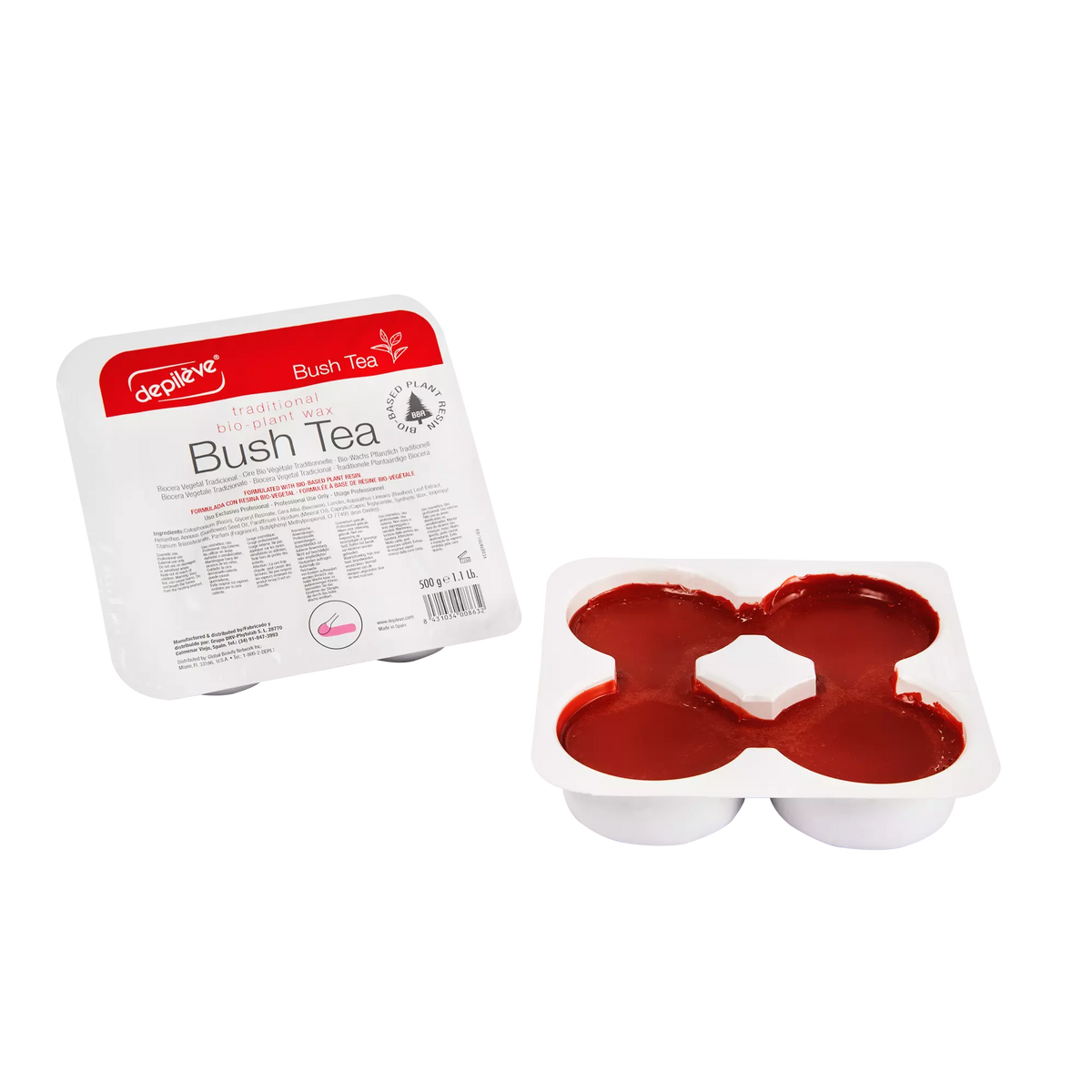Depileve Bush Tea Hot Wax Tray 1kg
