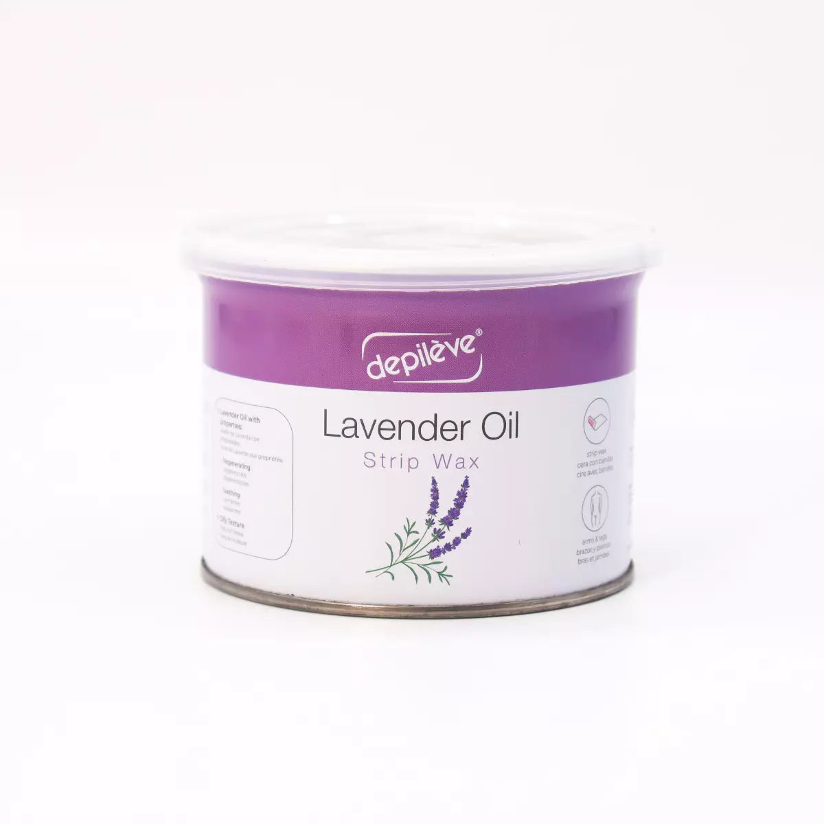 Depileve Lavender Strip Wax Can 400ml