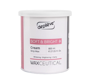 Depileve Waxceutical Soft & Bright Cream Strip Wax 800ml
