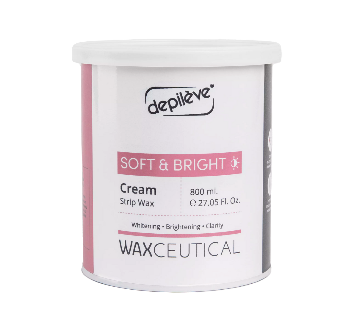 Depileve Waxceutical Soft & Bright Cream Strip Wax 800ml