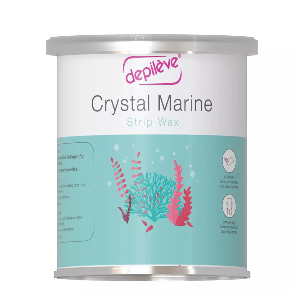 Depileve Crystal Marine Strip Wax 800ml