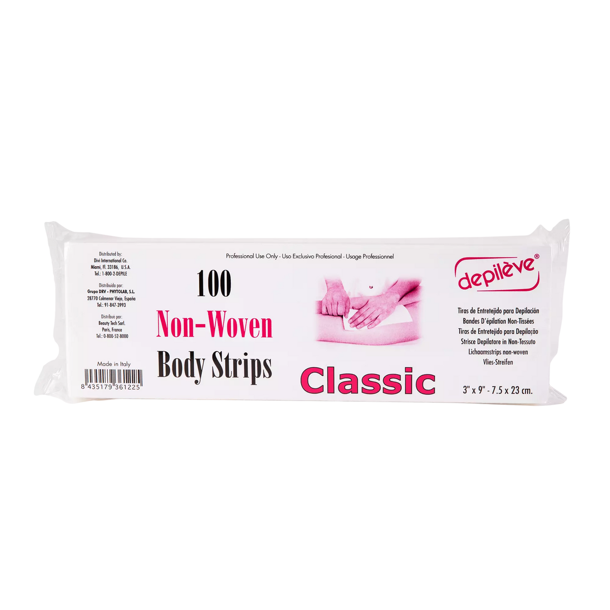 Depileve 100 Body Strips 7 x 20cm