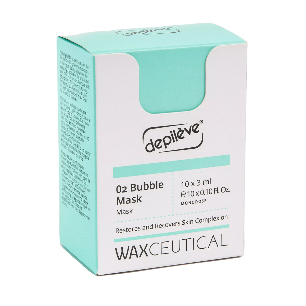 Depileve Waxceutical O2 Bubble Mask 10x3ml