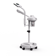 SkinMate 2 in 1 Steamer and Mag Lamp White