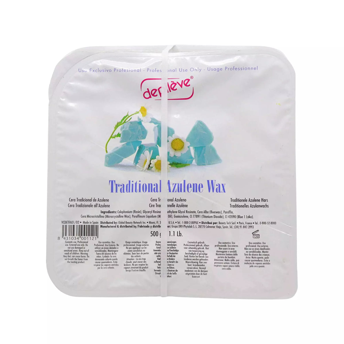 Depileve Azulene Hot Wax Tray 1kg - Clearance