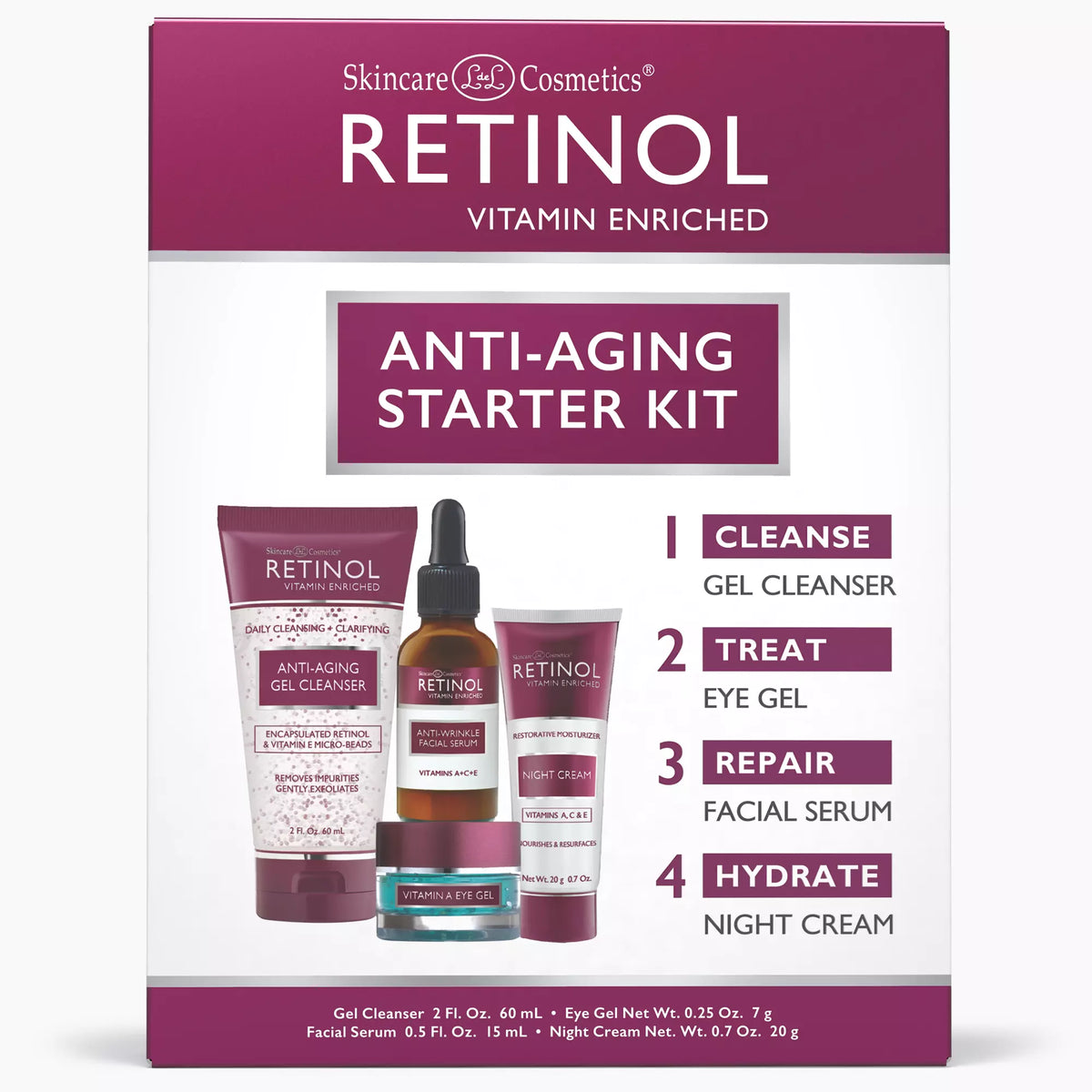 Retinol Anti-Ageing 4 Step Starter Kit